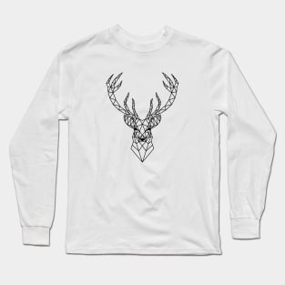 Geometric reindeer head Long Sleeve T-Shirt